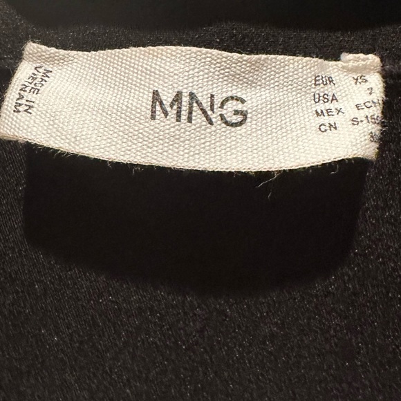 Mango - Black belted dress - Picture 2 of 2